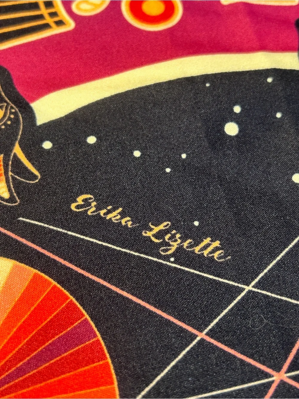 Rare Erika Lizette Egyptian Design Bandana - Limited Edition Scarf